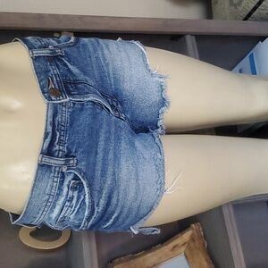 Free People medium wash cut off jeans size 27 cotton